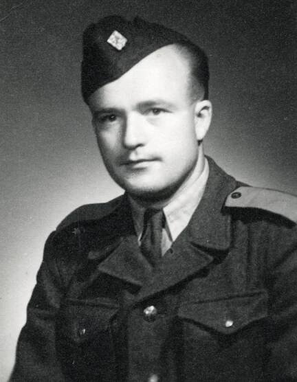 J.Kasal na vojně v Rokytnici v Orlických horách 1953
