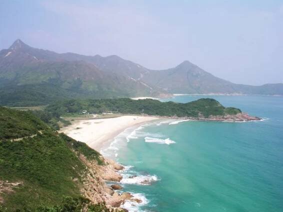 Tai Long Wan:  The remote bay is home to four beaches -- Sai Wan, Ham Tin Wan, Tai Wan, and Tung Wan -- each separated by forested hills.