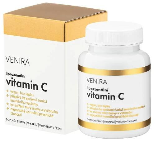 Venira Lipozomální vitamin C 60 kapslí