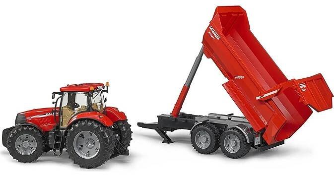 Bruder 3099 Traktor Case IH PUMA 230CVX s přívěsem