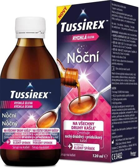 Tussirex noční sirup 120 ml