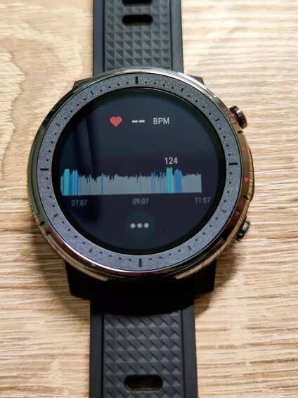 xiaomi amazfit stratos 3 srdecni tep