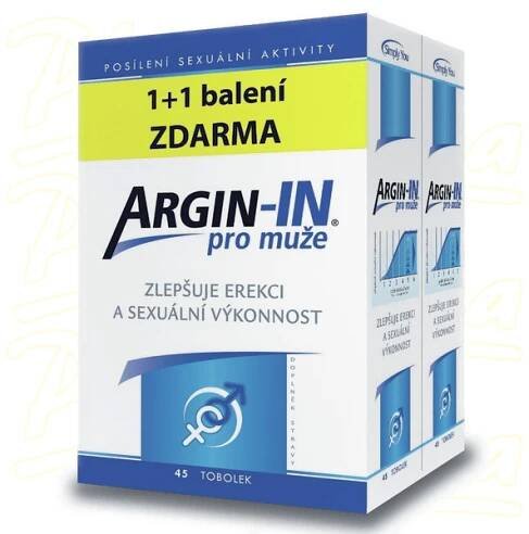 Argin-IN pro muže tob.45 + Argin-IN tob.45 zdarma