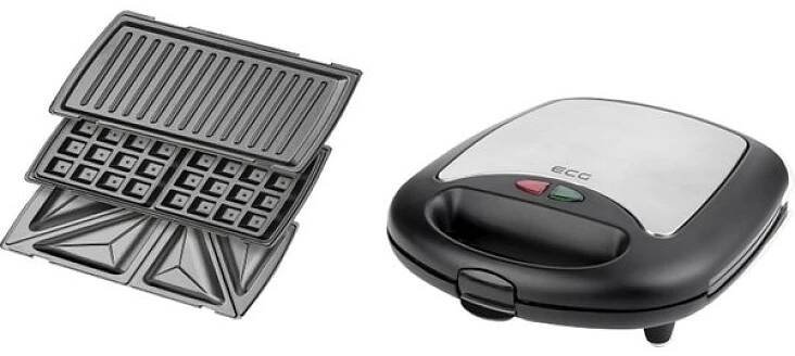 Sendvičovač ECG S 299 3in1 | OnlineShop.cz