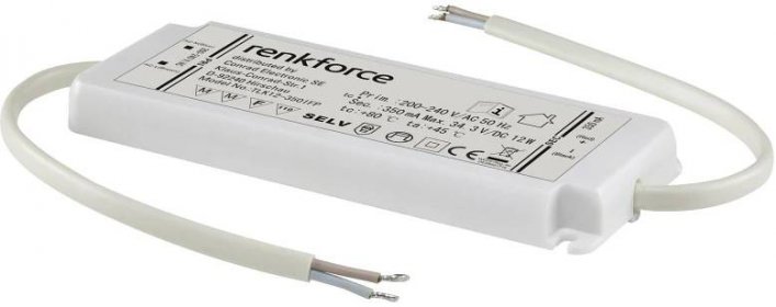 Renkforce LED driver konstantní proud 12 W 0.35 A 0 - 34 V/DC