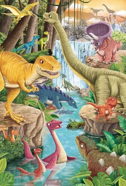 SCHMIDT Puzzle Dinosauři 3x24 dílků | Patro.cz