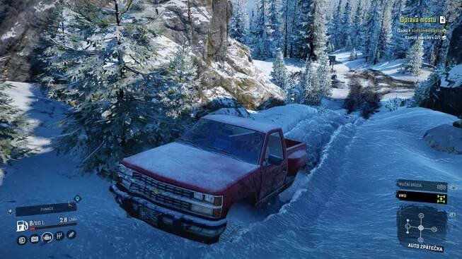 SnowRunner; gameplay: sníh