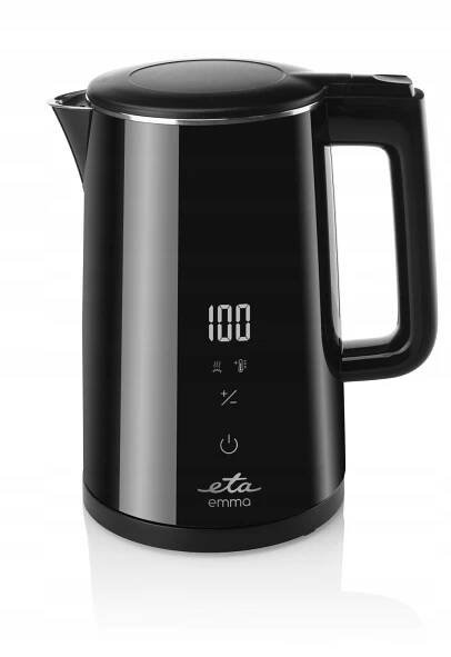 Elektrická varná konvice Eta Emma 1,5 l 2200 W LED regulace teploty Černá Model 10002012