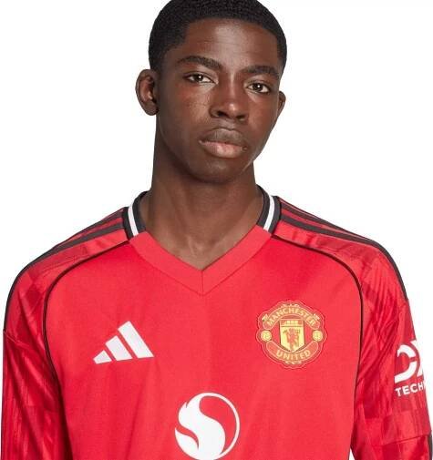Pánský domácí dres s dlouhým rukávem adidas Manchester United 2025/26