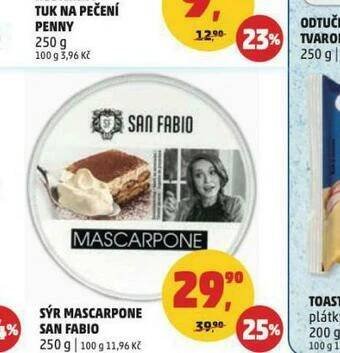 Penny Market Sýr mascarpone san fabio nabídka