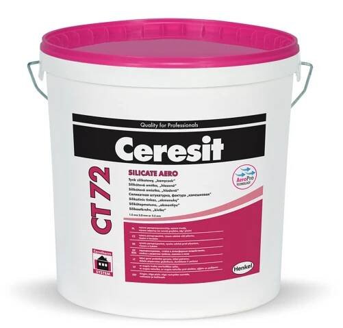 Omítka Ceresit CT 72 Silicate Aero zrno 2,0 mm 25 kg