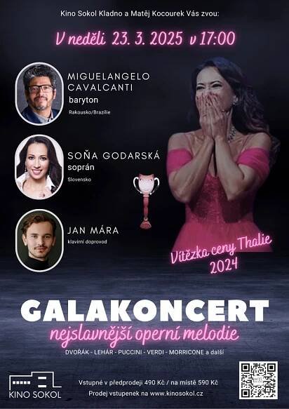 Galakoncert - Soňa Godarská a Miguelangelo Cavalcanti | Kinosokol.cz