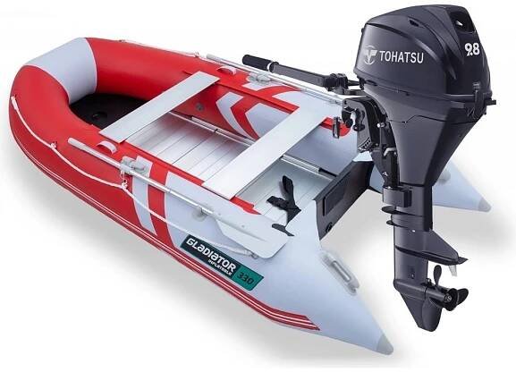 Komplet Gladiator B330 AL a Tohatsu MFS 9,8B S