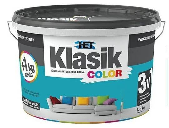 Barva interiér Het Klasik color 0588 zelený tyrkysový /4 kg
