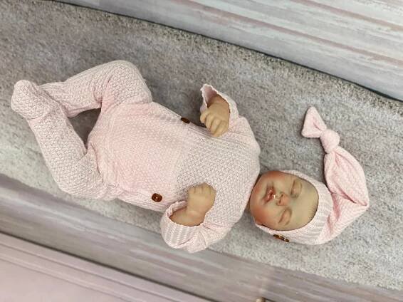Dvojčata Bebe Reborn Panenky Malované vlasy Ruční výroba Limitovaná edice