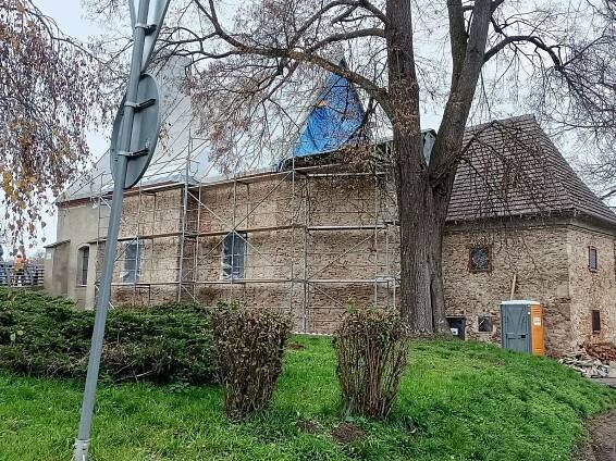 Kostel svaté Kateřiny loni v listopadu.