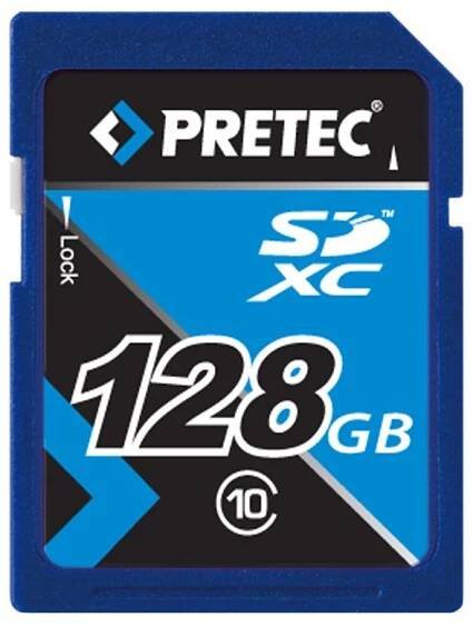Pretec microSDXC 128 GB Class 10 + SD adaptér (PC10MXC128G)