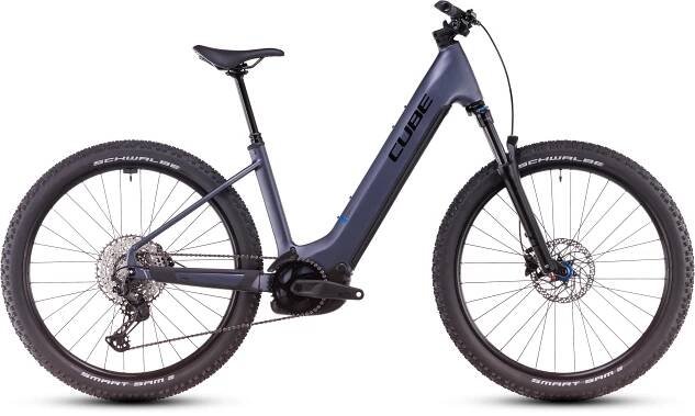 Cube Reaction Hybrid Pro Easy Entry 800 Wh 27,5" Metallicgrey ́n ́Black 2025, L