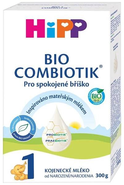 HIPP 1 Combiotik počáteční kojenecké mléko od 0 - 6 měsíců BIO 300 g