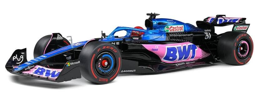 Renault F1 A523 Team BWT Alpine #31 E.Ocon 3rd Monaco GP 2023 1:18 Solido
