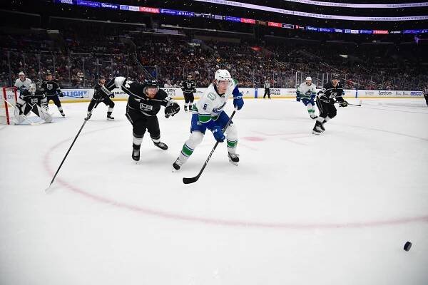 NHL: Vancouver Canucks at Los Angeles Kings
