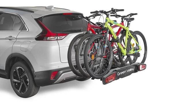 Green Valley Tourer 3 – skládací nosič kol na tažné zařízení (3 kola)