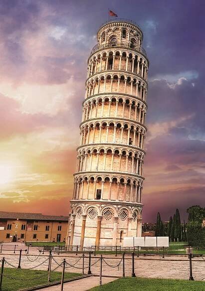 TREFL Puzzle Šikmá věž v Pise, Itálie 1000 dílků