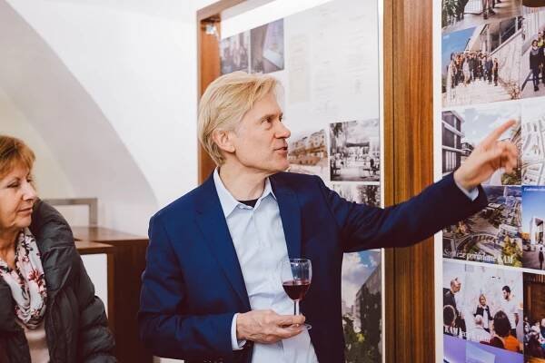 Vernisáž výstavy Michal Sedláček, architekt – nástup do třetí třetiny 14/11/2019 | KAM Brno 