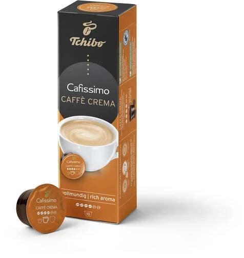 Kávové kapsle Tchibo Cafissimo Caffé Crema Rich Aroma 76g 483508 a KHK652 | bscom.cz