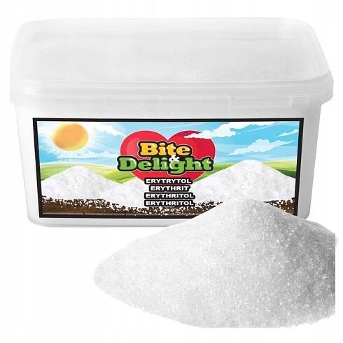 Erythritol kyblík 2,5 kg Přírodní sladidlo Erytrol mletý Cukr rostlinný