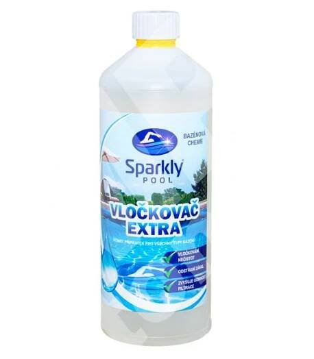 Chlor mínus Sparkly POOL, chlor stop, 1 kg