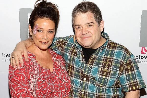 LOS ANGELES, CA - SEPTEMBER 24: Meredith Salenger (L) and Patton Oswalt attend Pablove Foundation Benefit at Largo At The Coronet on September 24, 2017 in Los Angeles, California. (Photo by Randy Shropshire/Getty Images)