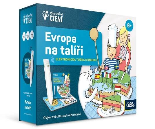 Kouzelné čtení sada - ALBI tužka 2.0 + kniha Evropa na talíři