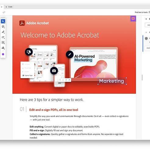 How to edit PDF for free using Adobe Acrobat