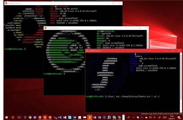 Více Linuxu ve Windows 10: Ubuntu, Fedora i openSUSE