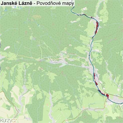Janské Lázně - mapy | Kurzy.cz