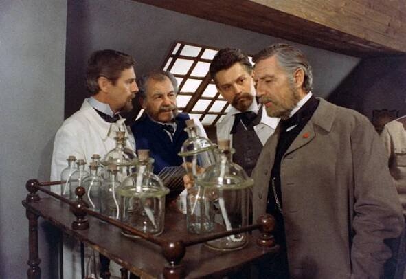 Louis Pasteur - Z filmu - Ivan Mistrík, Ivan Rajniak, Jozef Adamovič, Daniel Michaelli
