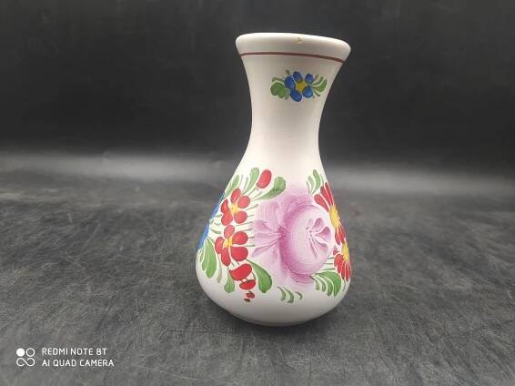 Váza Chodská keramika, ručně malovaná, 12x8 cm (18073)