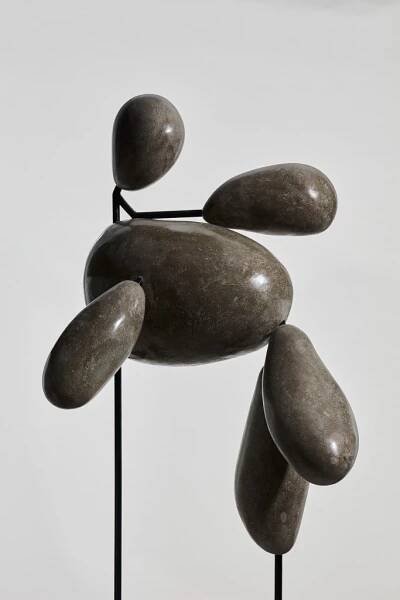 Influencer, 2020  Steel, Styrofoam, Ardex, Wax, Paint 182 x 80 x 80cm