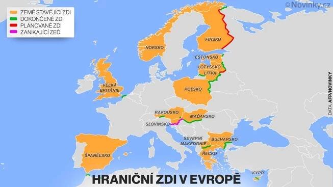 V Evropě roste popularita hraničních plotů - Novinky