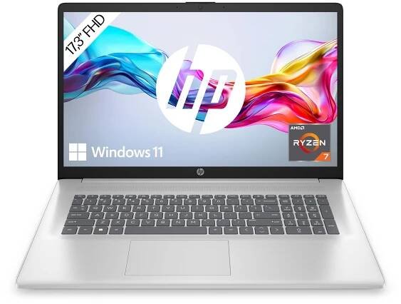 Notebook HP 17,3 palců Intel Core i5-1334U 16GB RAM 512 GB SSD Windows 11