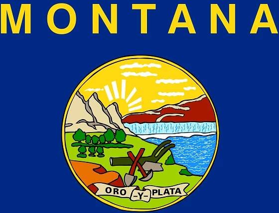 Montana | MT | USA | Státní vlajka amerického státu