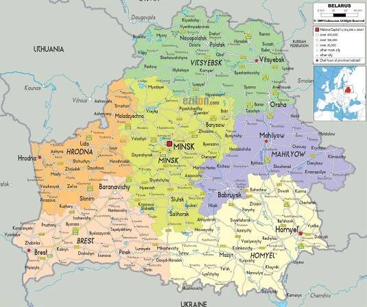 Štát - Bieloruská republika (Bielorusko) :)
