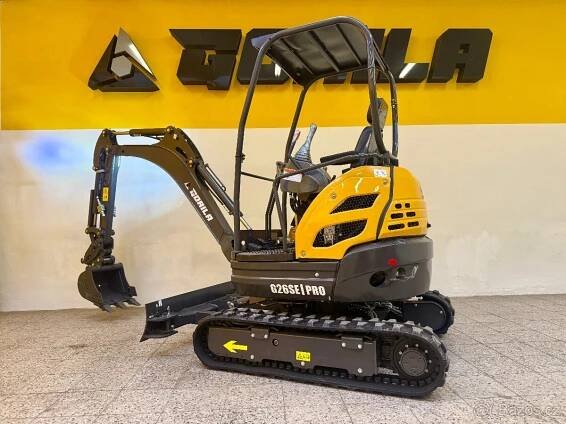 Pásový minibagr GORILA G26SE PRO SUPER AKCE - Hořice - Bazar
