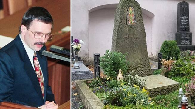 Jednoho z nejvýraznějších českých politiků zastavila nemoc ve 43 letech. Takhle vypadá jeho hrob. O Josefu Luxovi promluvil ministr vnitra