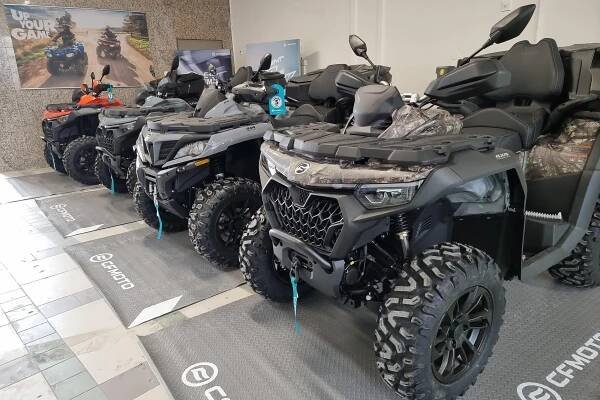 Pracovní čtyřkolky CFMOTO v Příbrami