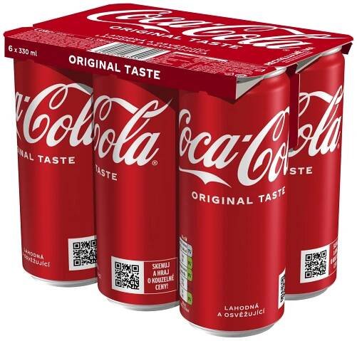 Coca-Cola (6x0,33 l) plech
