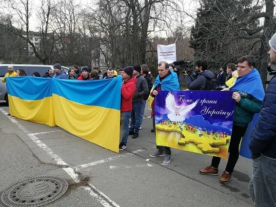 Ukrajinských hrdinů: Ulice ruského velvyslanectví by mohla dostat nové jméno