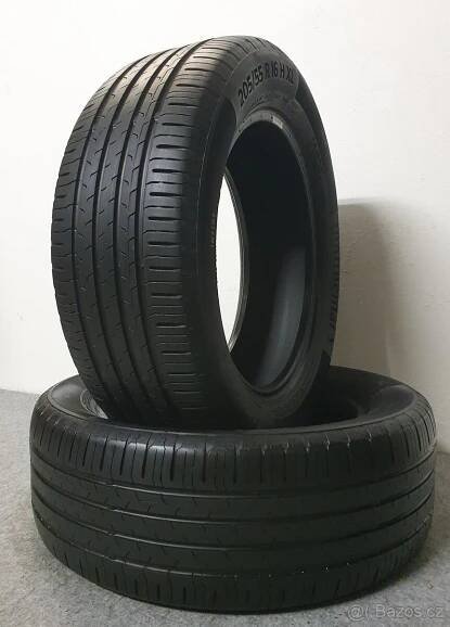 2x -- 205/55 R16 Letní pneu Continental EC 6 -