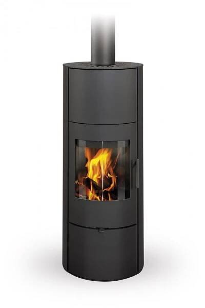 Romotop EVORA H plech – akumulační krbová kamna s moderním designem - 24krby.cz